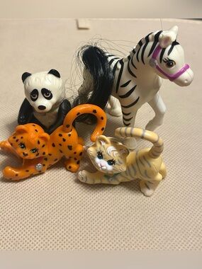 Vintage 1993 Littlest Pet Shop Zoo Animals